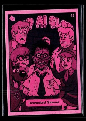 Mad Scientist 40K GPK SPOOF MAD AI SLOP ALL PINK SSP #42 Scooby Doo Sawyer