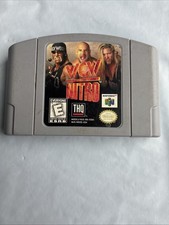 WCW Nitro (Nintendo 64 N64 1999) Wrestling - Authentic - Cartridge Only TESTED