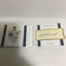 Gil McDougald 2019 Panini National Treasures Signature Autograph Booklet 9/15