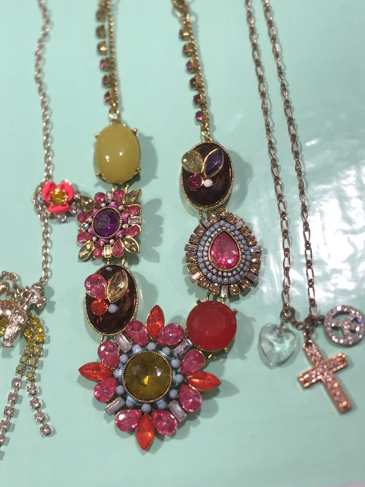 Lote De 8 Collares Betsey Johnson Vintage’s  Foto 4 de 4