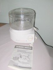 Black & Decker HS80 Handy Steamer White Very Clean & Working