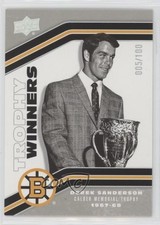 2023 Boston Bruins Centennial Trophy Winners Century 5/100 Derek Sanderson 4p5