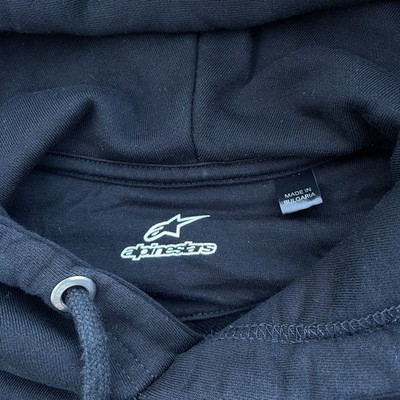 本日22時まで値下げ Alpinestars X DIESEL ダイジパーカー Alpinestars X Diesel Motorcross Black Hoodie Pullover Sweatshirt