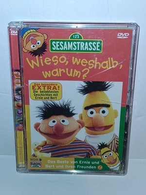 Sesamstrasse SESAME STREET Wieso, Washald, Warum? DVD Europa Mini (Rare)!!