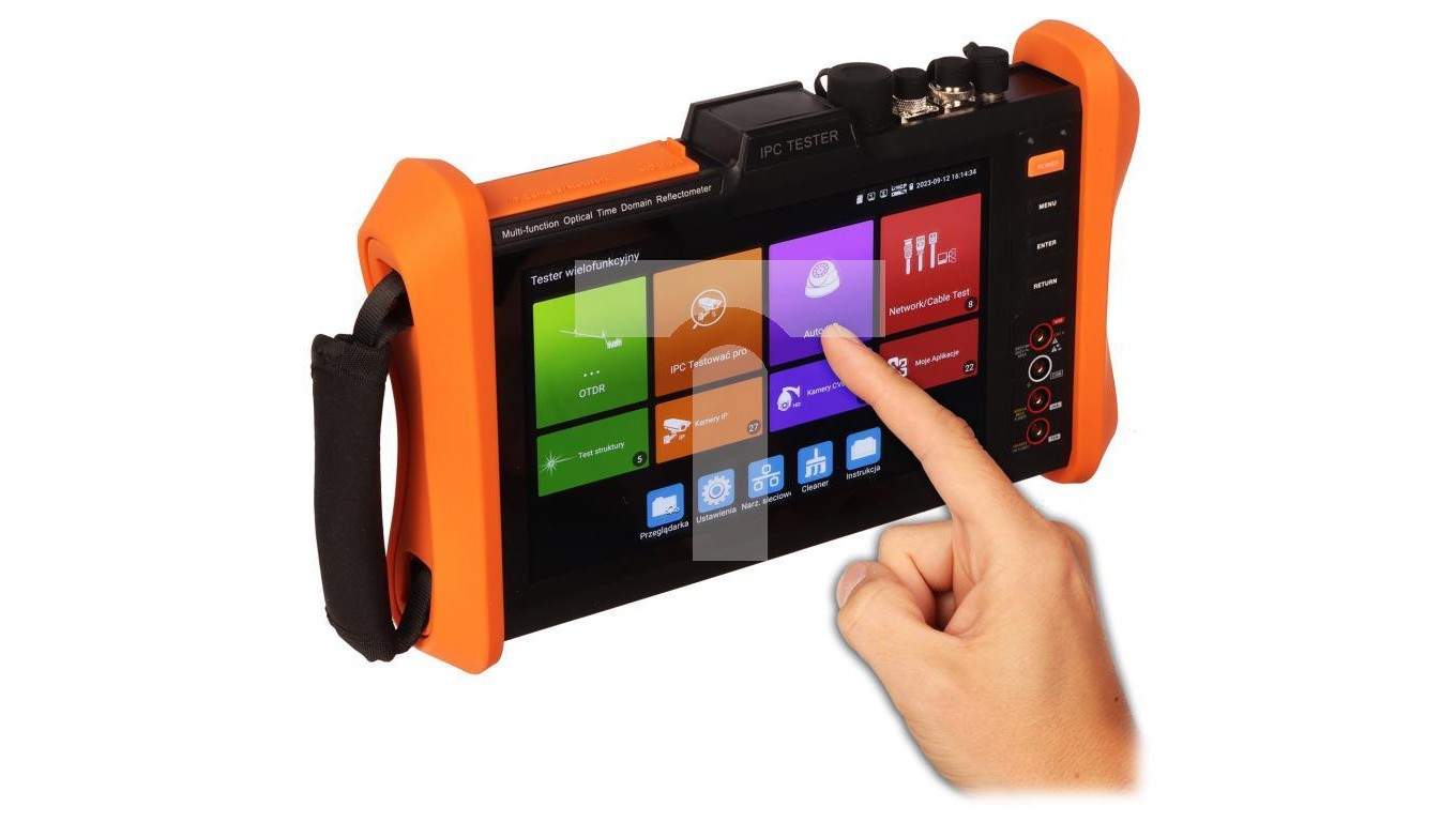 Optical Reflector (OTDR) with CCTV Tester CS-R7-80H
