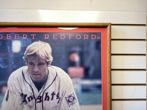 Budweiser Poster Framed The Natural Movie Robert Redford 1984 Tristar Baseball - Picture 2 of 17