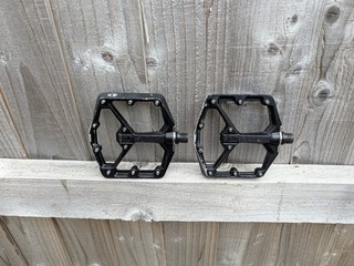 Crankbrothers Stamp 7 Flat Mountain Bike Pedals Black (Large) MTB Enduro Tra