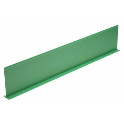Green T-Shape Produce Case Divider Shelf Divider - 36''L x 7''H