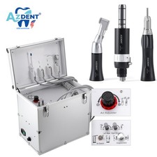 Portable Dental Mobile Delivery Unit Air Compressor Suction /Handpiece Kit 4Hole