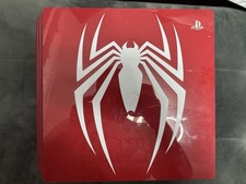 Sony PlayStation 4 Pro 1TB Spider-Man Red Fully Working / Please Read