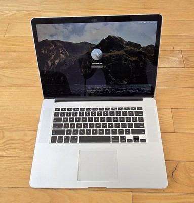 15'' Macbook Pro Mid 2015, 2.2GHz Quad Core i7, 16GB RAM, 500GB SSD, MacOS 12.7.5
