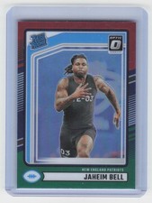 2024 Donruss #337 Jaheim Bell Optic Rated Rookies Preview Red and Green