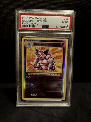 Nidoking graded PSA 9 for sale on eBay