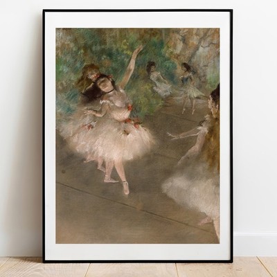 Degas Balletttänzer 1880 Kunstdruck - Impressionistisches Wandbild