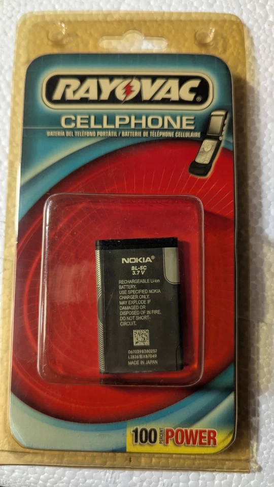 Batería de teléfono celular Rayovac vintage  Foto 2 de 3