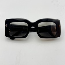 Tom Ford Sunglasses Brigitta TF1188 01A Black Frame Gray Lens 50-24-140 New