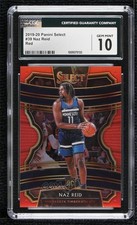 2019 Panini Select Concourse Red Prizm 89/199 Naz Reid #39 CGC 10 Gem Mint 0f67