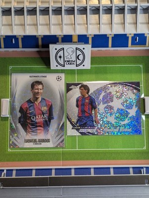 LIONEL MESSI - FC BARCELONA    - TOPPS CHROME STARBALL DEBUT + ULTIMATE STAGE