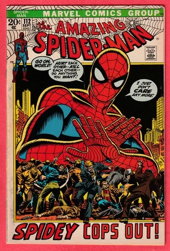 Marvel AMAZING SPIDER-MAN No. 112 (1972) Doctor Octopus Appearance! VG/FN