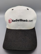 Vintage Radio Shack RadioShack Black & White Nomad Adjustable Baseball Cap