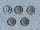 Lot 0f 5 - Kennedy Half Dollar 40% Silver 1968D