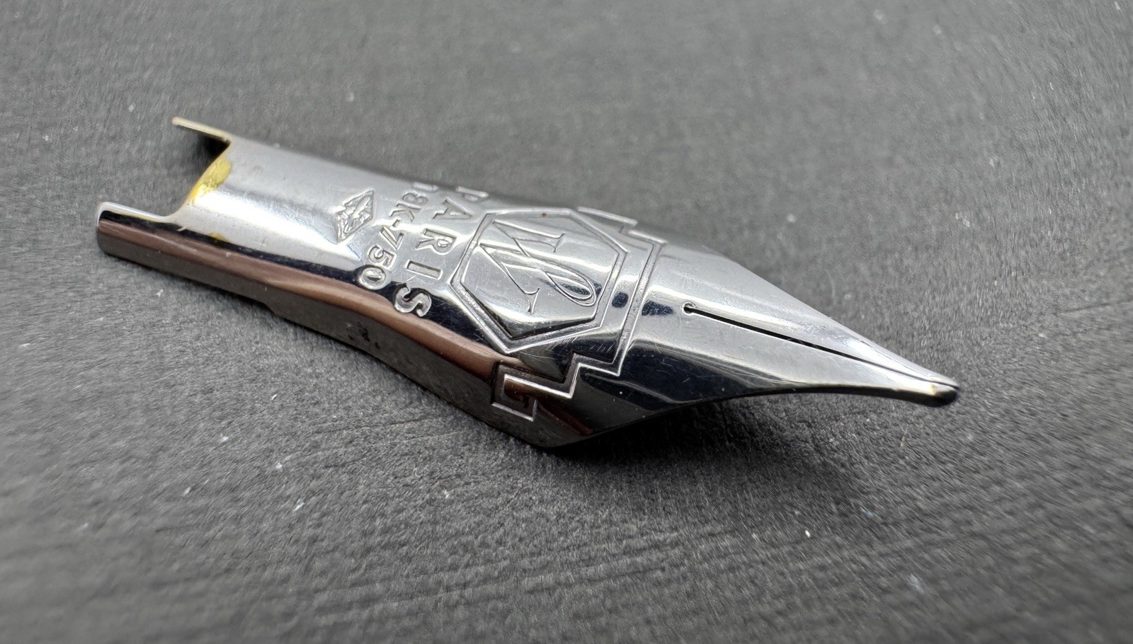 Waterman Charleston Rhodium Plated 18k Fine Nib - Parts - Used