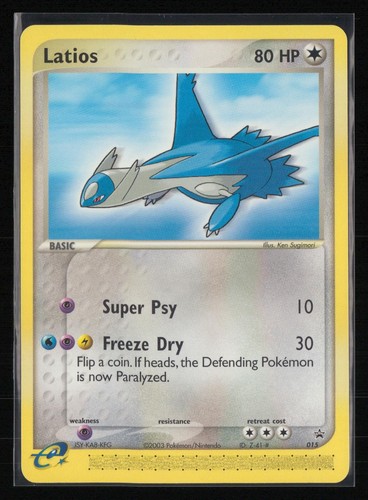 Latios 015 Promo Nintendo Black Star Promos Pokemon Near Mint