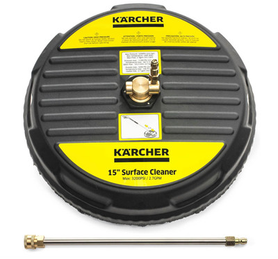 Pressure Washer Surface Cleaner 15'', Quick Connect, 2600-3200 PSI