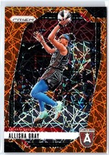 2024 Panini Prizm WNBA #96 Allisha Gray Orange Velocity Prizms