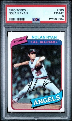 1980 Topps - Nolan Ryan #580 Angels