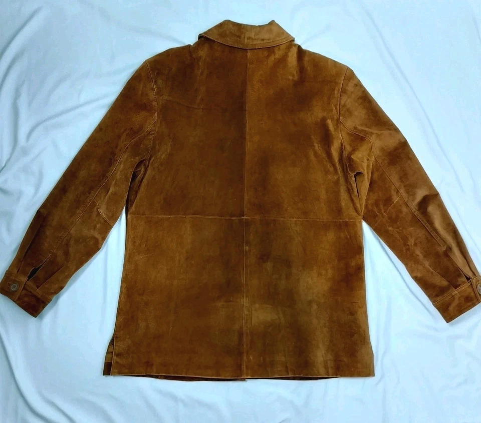 Chaqueta de cuero de gamuza talla L vintage de los años 90-2000 de Cherokee Foto 3 de 4