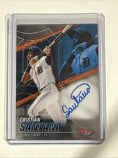 2021 Bowman's Best of 2021 Autographs Cristian Santana Auto Detroit Tigers