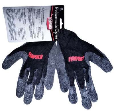 Rapala Fisherman's Gloves Non-Slip Fishing Gloves Freshwater/Saltwater - Size: L