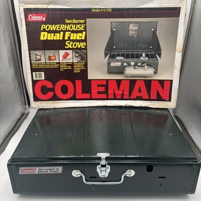 Coleman Powerhouse 414 Dual Fuel Two Burner Portable Camp Stove