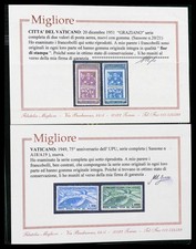 VATICANO Santa Sede 1929-2017 Certificati MNH in 8 Album Marini Collezione Francobolli