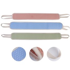 3Pcs Durable Exfoliating Back Scrubber Cotton Bath Supply Assorted Colors