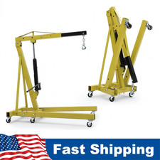 2 Ton Folding Hydraulic Engine Hoist Cherry Picker Shop Crane 4400 Lbs Capacity 2 Ton Folding Hydraulic Engine Hoist Cherry Picker Shop Crane 4400 Lbs Capacity