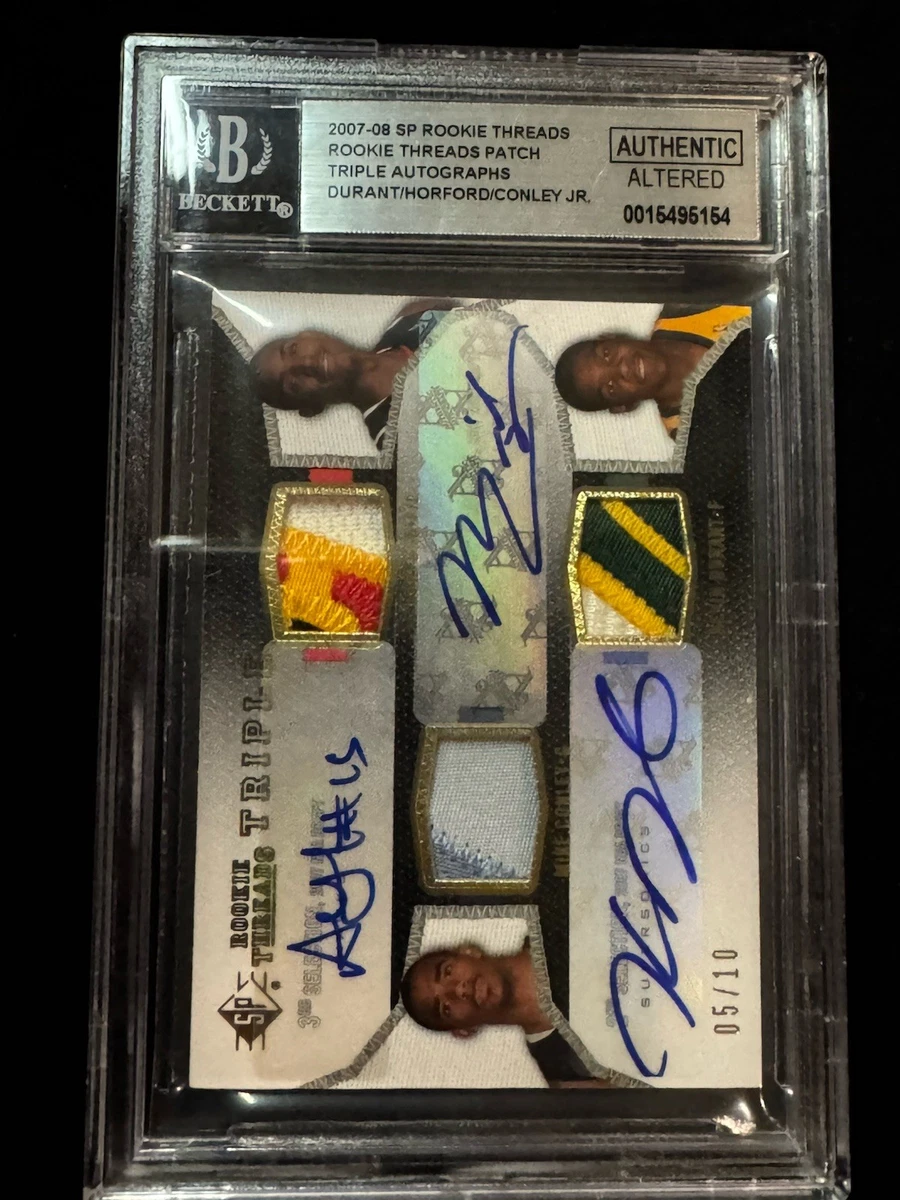 Kevin Durant Seattle Supersonics Basketball Autographed Sports
