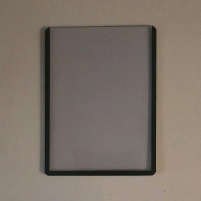 Clear Standard Toploader Card Holders with black trim lot of 50