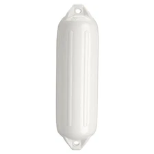 Polyform NF-4 Heavy Duty Twin Eye Fender 6.4" X 21.6" - White NF-4 WHITE UPC ...