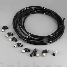 PUSH LOCK Vacuum Fittings Kit & 15ft ATP Tubing For Civic Integra Turbo Vehicles