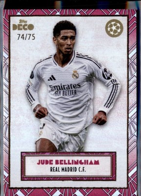 2024-25 Topps Deco UEFA Club Competitions #NNO Jude Bellingham Current Stars /75