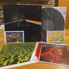 Pink Floyd DARK SIDE OF THE MOON 1975 Vinyl LP 2 Posters, 2 Stickers PLEASE READ