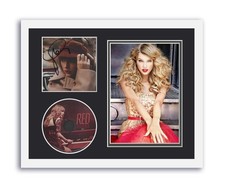 Taylor Swift Autograph Signed 11x14 Framed CD Photo Red (Taylor's Version) ACOA