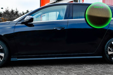 CUP Seitenschweller mit Wing vorn aus ABS für Opel Astra L Standard in OEM Optik
