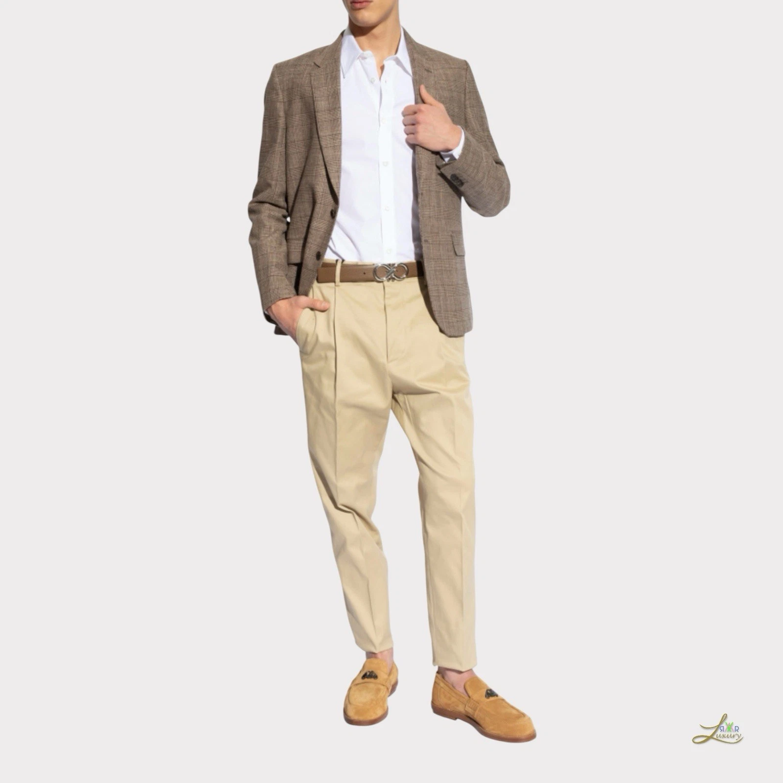 Camicia Alexander McQueen mezza manica con imbracatura taglia 15