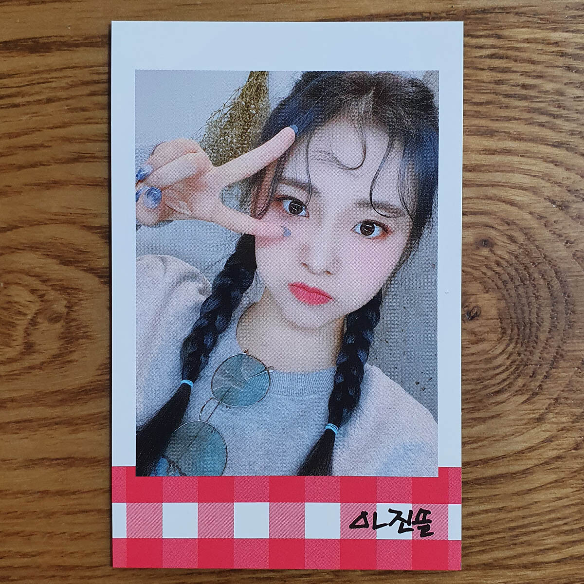 ARTMS LOONA 진솔 JinSoul ジンソル ポラ チェキ ARTMS LOONA ジンソル 진솔 直筆サイン入りポラロイド チェキ②