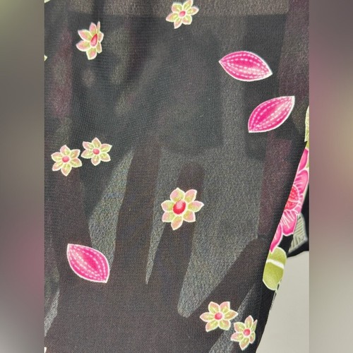 Oscar de la Renta Babydoll Nightie Pijama Corto Transparente Floral Mediano - Imagen 10 de 10