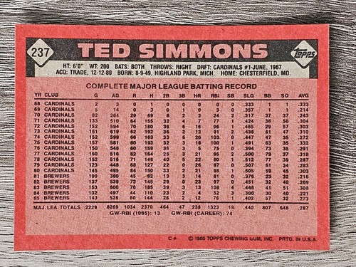 1986 Topps Baseball Pick A Card #208-#408 - Picture 53 of 359