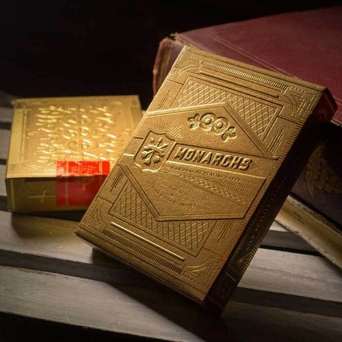 Theory11 Monarch Spielkartendeck - blau, rot, grün, lila, Mandarine, gelb - Bild 8 von 10